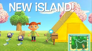 30 days of Animal Crossing  day 3  New island and villager hunting [upl. by Monto]