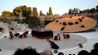 Le Baccanti  Teatro Greco Siracusa 2012 [upl. by Adnotal213]