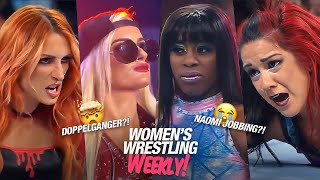 Naomi jobbing on WWE Women’s Matches Review at AEW Revolution  Womens Wrestling Weekly [upl. by Hayton]