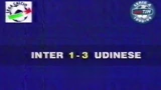 InterUdinese 13 199899  90° minuto doppietta di Marciò Amoroso [upl. by Sanez722]