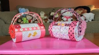 Diaper Cake Purse How To Make [upl. by Pollock421]