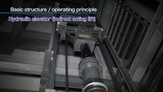 Hydraulic elevator basic structure operating principle [upl. by Arleen171]