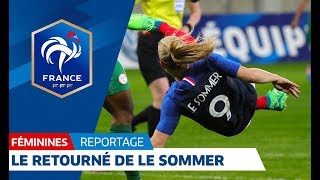 Le retourné acrobatique dEugénie Le Sommer lors de France Nigeria Féminines 80 I FFF 2018 [upl. by Edas]