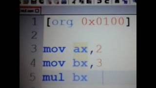 add sub mul and div statement in Assembly Language [upl. by Airt913]