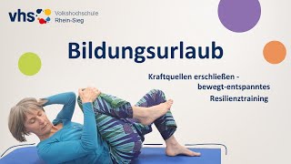 3 Methoden um neue Kraftquellen zu erschließen  Resilienztraining im Bildungsurlaub [upl. by Blalock881]