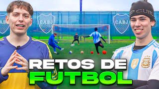 DAVOO XENEIZE vs SPREEN  RETOS DE FUTBOL PRECISION PUNTERIA Y POTENCIA [upl. by Noby927]