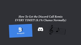 How to Get the Discord Call Remix EVERY TIME Super Easy [upl. by Castor375]