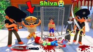 Black Little Singham Kidnapped Shiva In Gta 5  Little Singham His Safe [upl. by Eeb52]