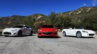 FRS GT86 BRZ vs RX8 vs S2000 Review  Everyday Driver [upl. by Ecnahs]