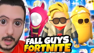 TUTTE LE SKIN FALL GUYS SU FORTNITE NEL MIO ARMADIETTO [upl. by Cardie]