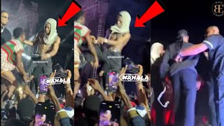 Rema Kìçk His Fan Out Of Stage As He Dash Other Fans 2 Million During His Home Coming Concert [upl. by Melisent441]