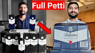 Ballantines Whisky Full Petti  Ballantines Scotch Full Case Price  The Whiskeypedia [upl. by Frasco]