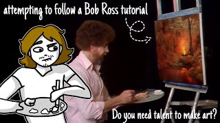 Painting like Bob Ross  Create amp Chat [upl. by Atokad]