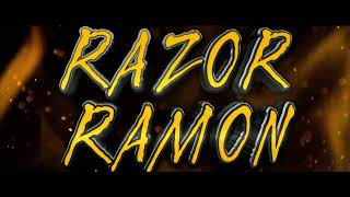 Razor Ramons Unused Titantron Entrance Graphic feat quotBad Boyquot Theme HD [upl. by Brina957]