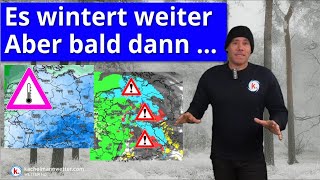 Es wintert weiter Nächste Woche schmuddeliger teils Schnee Regen Glatteis [upl. by Lovato]