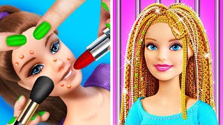 We Adopted a Doll Broke vs Rich Doll Makeover [upl. by Brunhild345]