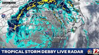 Tropical Storm Debby Radar [upl. by Natie56]