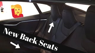 Tesla Model S  New Standard Back Seats [upl. by Burwell]