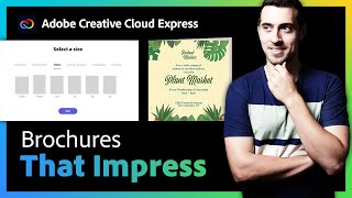 How to Design a Brochure for your Small Business  Adobe Express [upl. by Solenne]