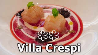 A pranzo al ristorante VILLA CRESPI di ANTONINO CANNAVACCIUOLO due stelle Michelin ⭐⭐ [upl. by Coplin]