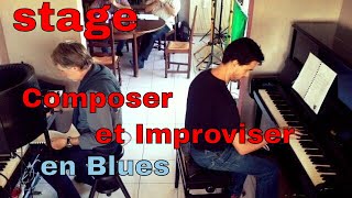 blues  harmonica  piano  Composer et Improviser en Blues  diaporama [upl. by Lulu]