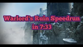 Warlords Ruin Speedrun 733 PB [upl. by Liatnahs]