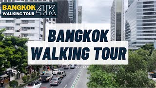 Bangkok Walking Tour Silom  Walk with me  Bangkok amp Thailand Nightlife 4k 60fps [upl. by Neu]