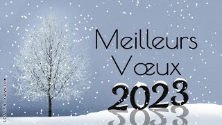 300  MEILLEURS VOEUX 2023  Jolie carte de vœux à partager [upl. by Leunas]