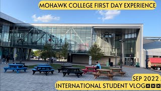 First Day At Mohawk College  Sep Intake 2022  International Student Vlog 🇨🇦🇨🇦 [upl. by Lannie]