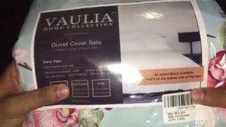 Vaulia Duvet Cover Sets Floral Pattern DesignCustomer Review [upl. by Eirrol]