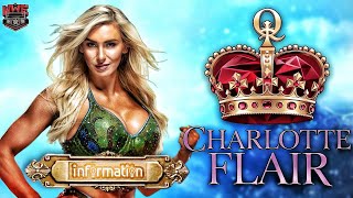 CHARLOTTE FLAIR  INFORMATIONACHIEVEMENT IN HER CAREER wwe charlotteflair [upl. by Virgina497]