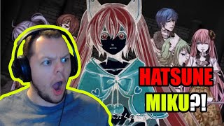 So this is HATSUNE MIKU l ∞ NIGHT SERIES FIRST TIME REACTION [upl. by Ahsikin900]