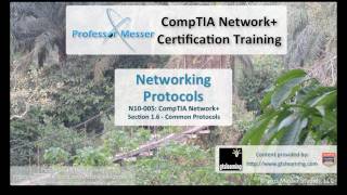 Networking Protocols  CompTIA Network N10005 16 [upl. by Gonroff]