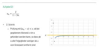 Aufgabe zur Konvergenz von Folgen [upl. by Olag]