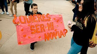 Queres Ser Mi Novia  Declaraciones en Publico  Rechazos en San Valentin UNAH Tegucigalpa Honduras [upl. by Akir]