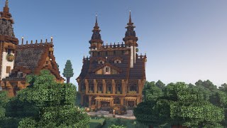 Fantasy Storage House  Minecraft Build Process [upl. by Gershom166]