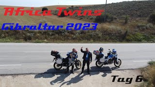 Africa Twin Gibraltar 2023  MotorradfernreiseTag 6Puerta de TrujilloMalpartida de Plasencia [upl. by Xenos]