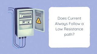 Current flow in a Resistive circuit  Does current always follow a low resistance path [upl. by Chancey96]