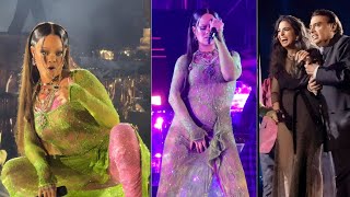 Rihanna Kadak Performance With Ambani Family At Radhika Merchant Anant Ambani Pre Wedding [upl. by Michell]