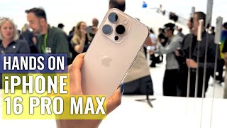 iPhone 16 Pro Max Hands on Beautiful💥 [upl. by Nanam]