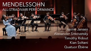 Felix Mendelssohn 18091847  Octet Op 20  AllStradivari instrument performance [upl. by Iroak]