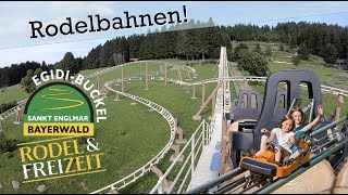 Mountain Coaster amp Rodelbahnen  Rodel und Freizeitparadies St Englmar [upl. by Rodger]