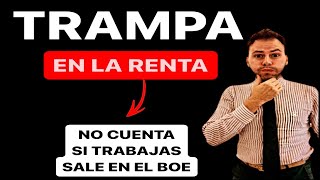 ☀️RENTA 2024☀️ TRAMPA LEGAL que no COMPUTAN los INGRESOS del TRABAJO en la RENTA 2024 [upl. by Frear]