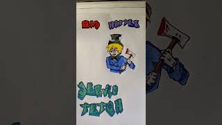 Jervis Tetch  🎩 Mad Hatter  anime drawing part 7  Madness world 🌎 [upl. by Harrell893]