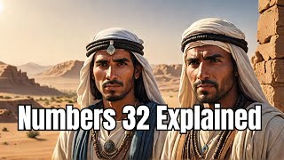 Numbers Chapter 32 Explained Unveiling Israelite Rebellion [upl. by Wixted281]