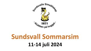 Sundsvall Sommarsim 2024  Pass 4 [upl. by Waxman]