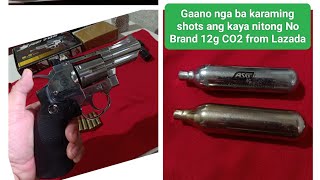 12g CO2 from Lazada Review  25 meters range  WinGun Revolver Sports 708 Airsoft [upl. by Aroz]