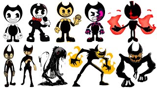 Niveles de Poder de BENDY Friday Night Funkin Bendy and the Ink Machine [upl. by Aikal]