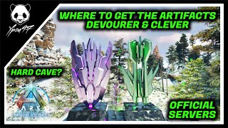 Where To Find The Artifact Of The Devourer amp Artifact Of The Clever  ARK Survival Ascended [upl. by Heinrike371]