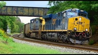 New CSX Boxcar Logo 3031 Leading Through Shenandoah [upl. by Amihsat]